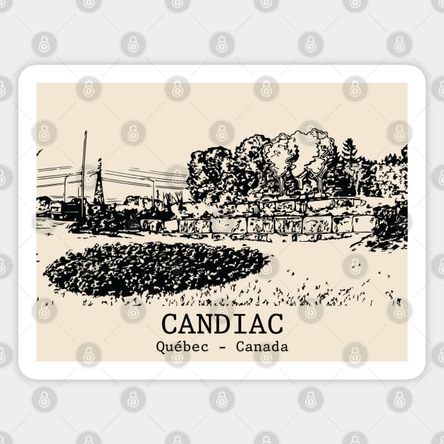 Candiac - Québec Magnet by Lakeric